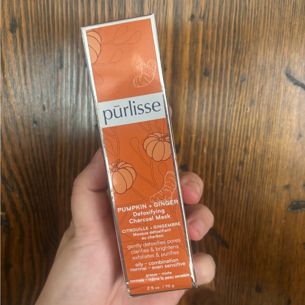 Purlisse Pumpkin + Ginger Charcoal Mask
